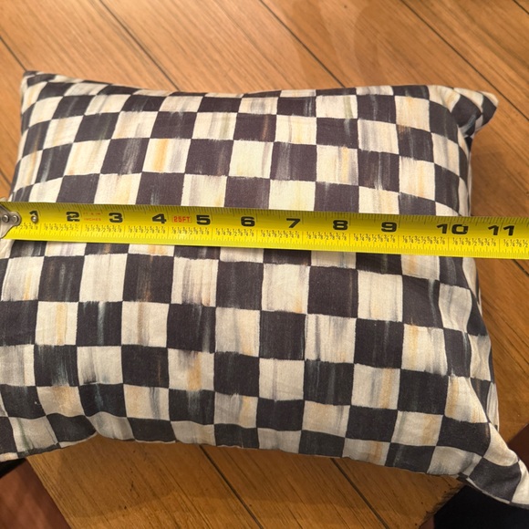MacKenzie Childs Courtly Check Accent Pillow - Picture 4 of 5